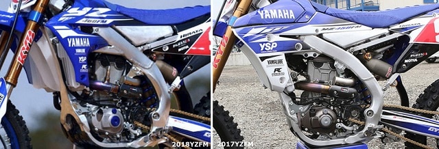 Detaliu Motor Yamaha 2018 YZ450FM