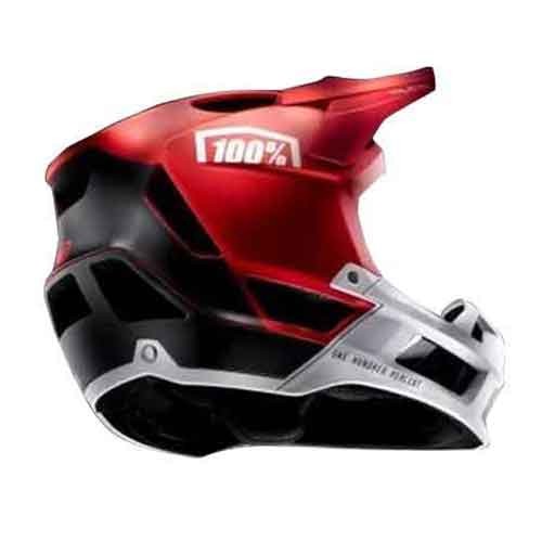 100% TRAJECTA All Mountain/Enduro Helmet Red
