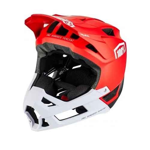 Casti 100% TRAJECTA All Mountain/Enduro Helmet Red