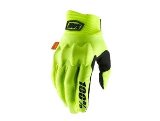 100% COGNITO Fluo Yellow/Black Gloves
