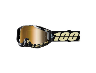 100% OCHELARI 100% RACECRAFT Goggle Ergoflash - Mirror True Gold Lens