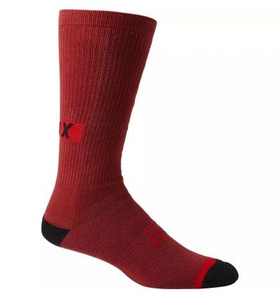 FOX 10" DEFEND CREW SOCK [RD CLY]
