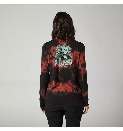 FOX BISCAYNE LS TEE [RD CLY]