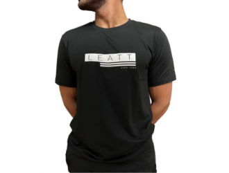 LEATT T-Shirt Leatt Black/White Logo