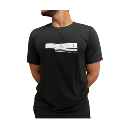 Tricouri LEATT T-Shirt Leatt Black/White Logo