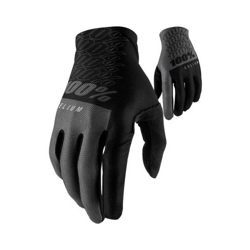 Manusi 100% Celium Gloves Black/Grey
