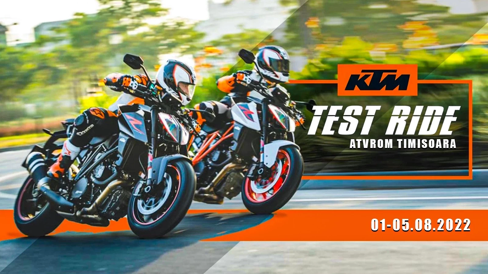 Ride Test la showroom-ul KTM din Timisoara