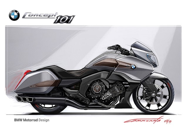 BMW Concept 101 avanpremiera bagger-ului K1600