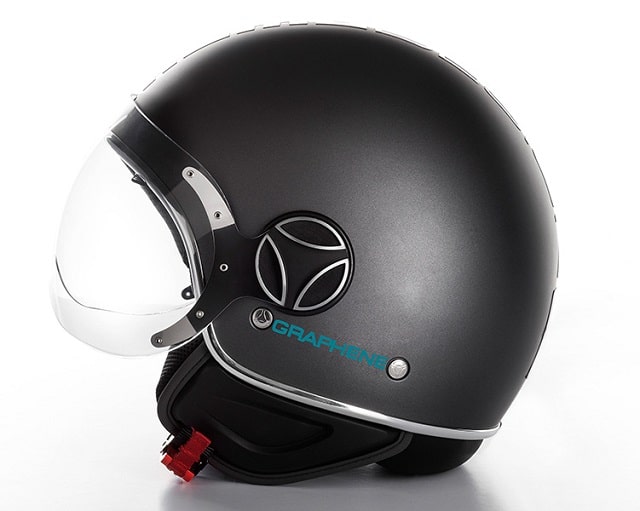 A aparut prima casca moto de protectie din grafen: Graphene Helmets Momodesign