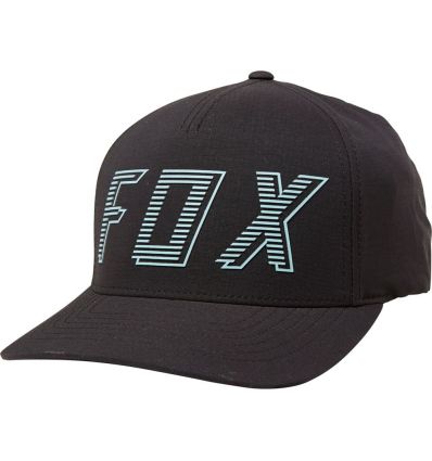 FOX BARRED FLEXFIT HAT [BLK]