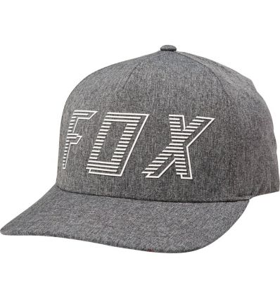 FOX BARRED FLEXFIT HAT [DRK GRY]