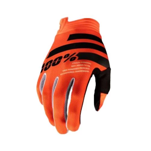 100% iTRACK Orange/Black Gloves