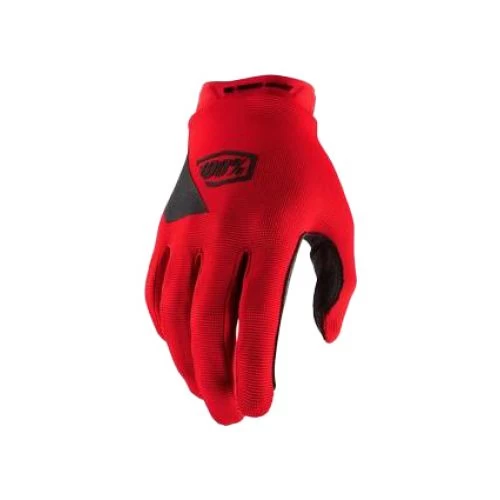 100% RIDECAMP Red Gloves