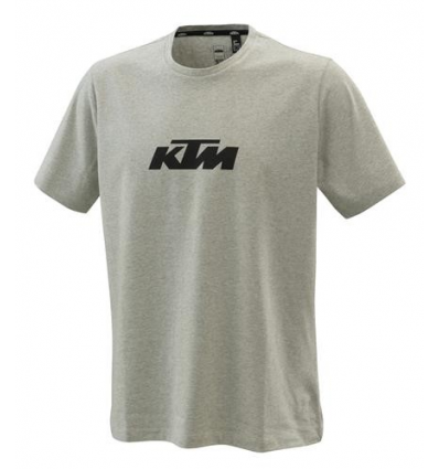 KTM PURE LOGO TEE GREY MELANGE XL