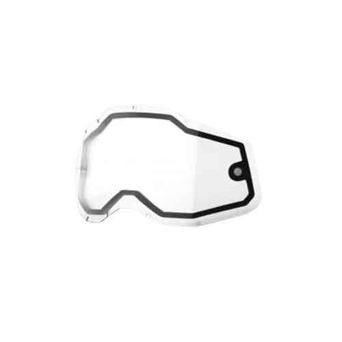 100% RC2/AC2/ST2 Replacement Lens - Dual Plane Clear