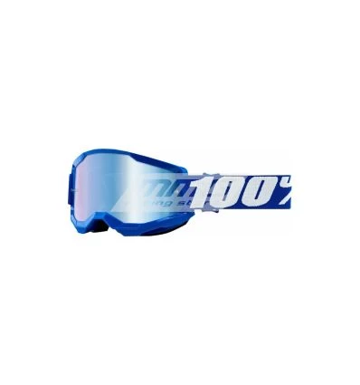 100% STRATA 2 Goggle Blue - Mirror Blue Lens