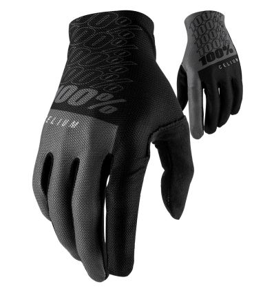 100% Celium Gloves Black/Grey