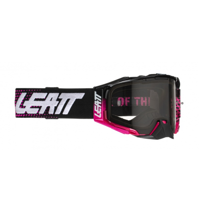 LEATT Goggle Velocity 6.5 Neon Pink Light Grey 58%