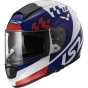 LS2 FF397 VECTOR FT2 PODIUM WHITE RED BLUE