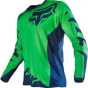 FOX 180 Race Jersey #14261 Verde-Albastru
