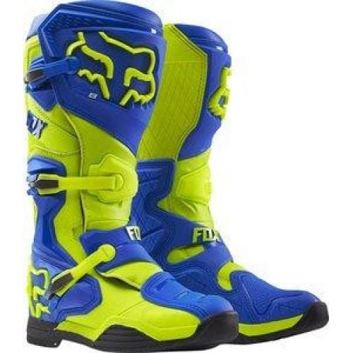 FOX MX-BOOT COMP 8 BOOT-RS BLUE/YELLOW