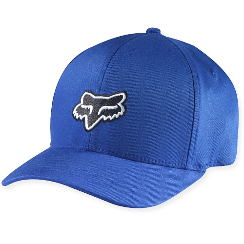 FOX LEGACY FLEXFIT HAT BLACK/BLUE
