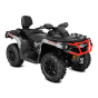 Can-Am Outlander MAX XT 650 Brushed Aluminum Can-Am Red '18