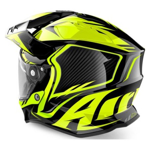 AIROH COMMANDER CARBON YELLOW GLOSS