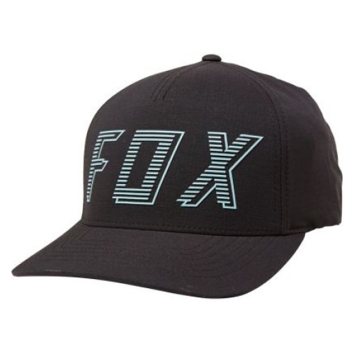 FOX BARRED FLEXFIT HAT [BLK]