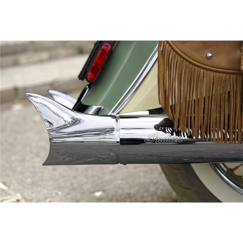 Indian Motorcycle Capete evacuare Fish Tail cromate