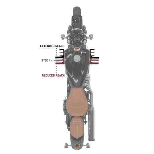 Indian Motorcycle Prelungire comenzi picior - Black