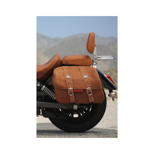 Indian Motorcycle Scaun pasager din piele naturala - Desert Tan