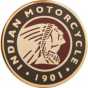 Indian Motorcycle Insigna rotunda cu logo-ul Indian Motorcycle
