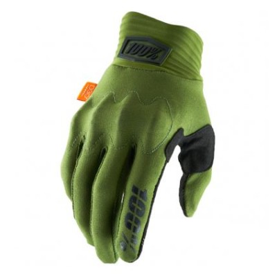 100% COGNITO Army Green/Black Gloves