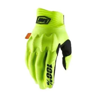 100% COGNITO Fluo Yellow/Black Gloves