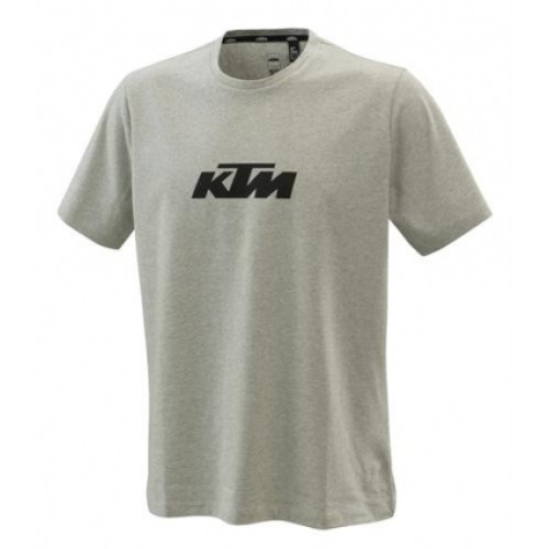 KTM PURE LOGO TEE GREY MELANGE XL