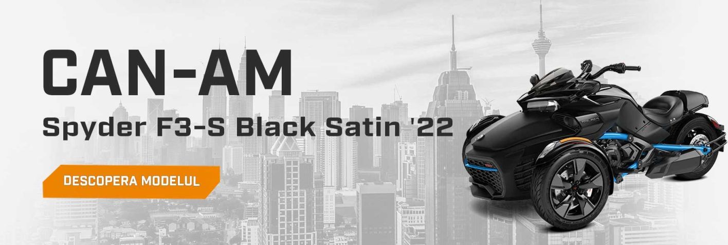 Can-Am Spyder F3-S Monolith Black Satin '22