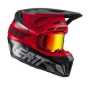 LEATT Helmet and Goggle Kit Moto 8.5 V22 RED