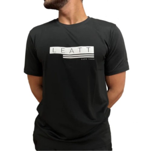 LEATT T-Shirt Leatt Black/White Logo