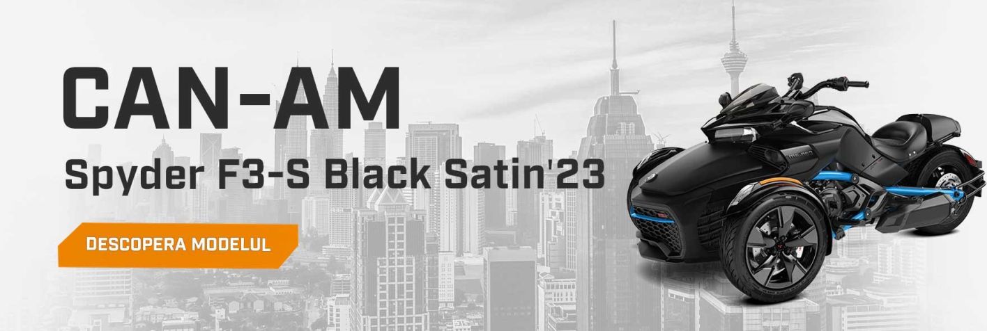 Can-Am Spyder F3-S Monolith Black Satin '23