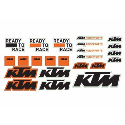 KTM Sticker sheet