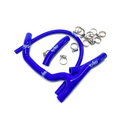 Extreme Parts Silicone Radiator Hose Kit for Sherco 250/300 2013-2023 Blue