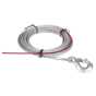 STEEL ROPE WITH HOOK 4.8MM X 15.2M FOR CUB 3