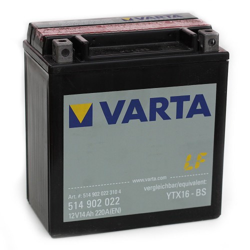 VARTA 12V/14AH MOTO (YTX16-4/YTX16-BS)