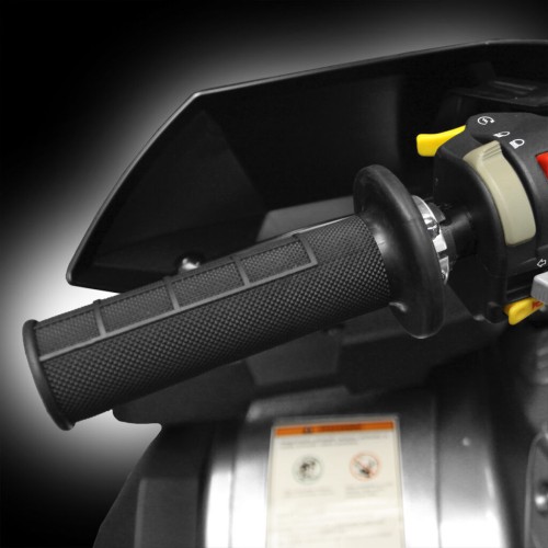 SHARK LOCK-ON HEATED GRIPS WITH ALUMINUM CLAMPS