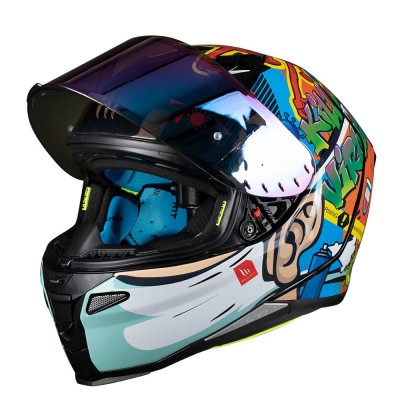 MT Helmets - REVENGE 2 graphic KN 95 - Multicolor