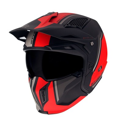 MT Helmets - STREETFIGHTER Twin C5 - Black Red
