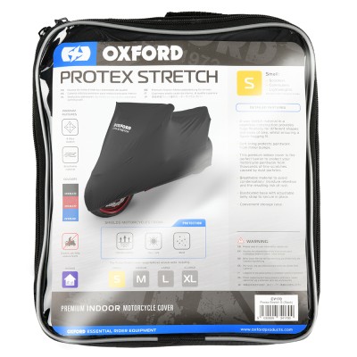 OXFORD - husa moto PROTEX - STRETCH [pentru interior] [L] [246x104x127]
